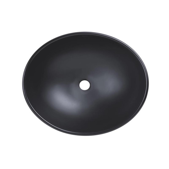 Раковина Qtap Dove 410х335х145 Matt black QT06116062AMB