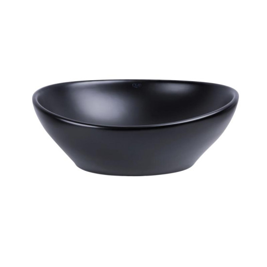 Раковина Qtap Dove 410х335х145 Matt black QT06116062AMB