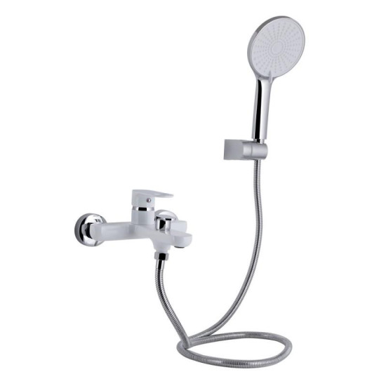 Смеситель для ванны Qtap Jay QTJAY259CRW45553 Chrome/White