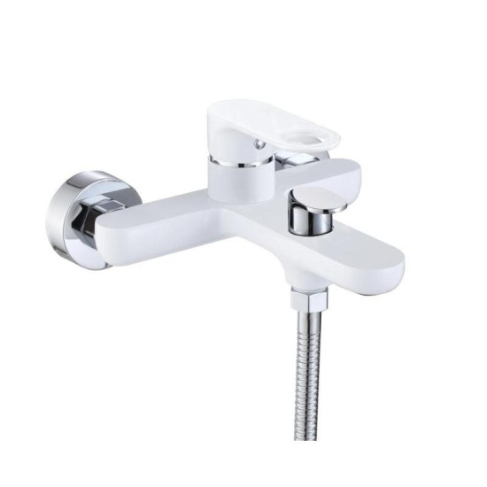 Смеситель для ванны Qtap Jay QTJAY259CRW45553 Chrome/White