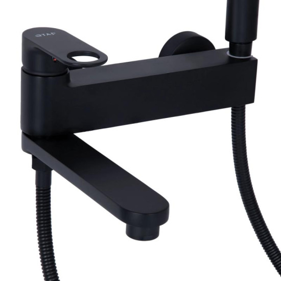 Змішувач для ванни Qtap Jay QTJAY260BLM45548 Black Matt