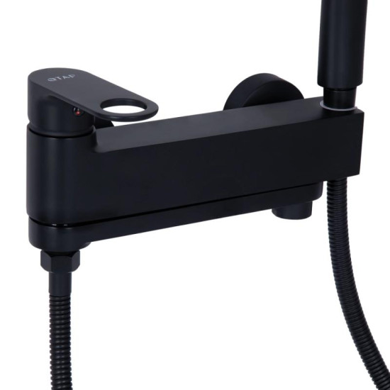 Змішувач для ванни Qtap Jay QTJAY260BLM45548 Black Matt