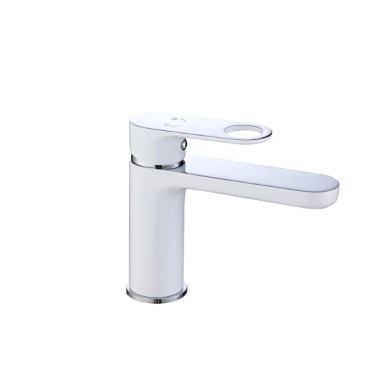 Смеситель для раковины Qtap Jay QTJAY270CRW45551 Chrome/White