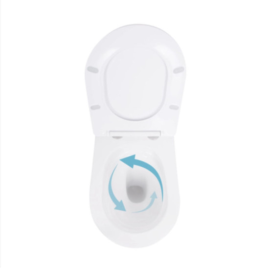 Унитаз подвесной Qtap Robin Ultra Quiet Soft-close QT13332381AW