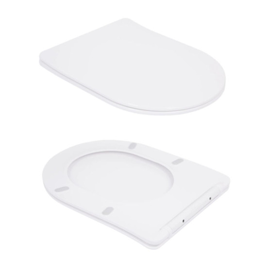 Унитаз подвесной Qtap Robin Ultra Quiet Soft-close QT13332381AW