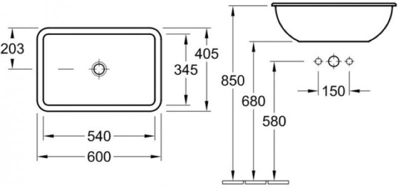 Раковина Villeroy&Boch Architectura 5A776001