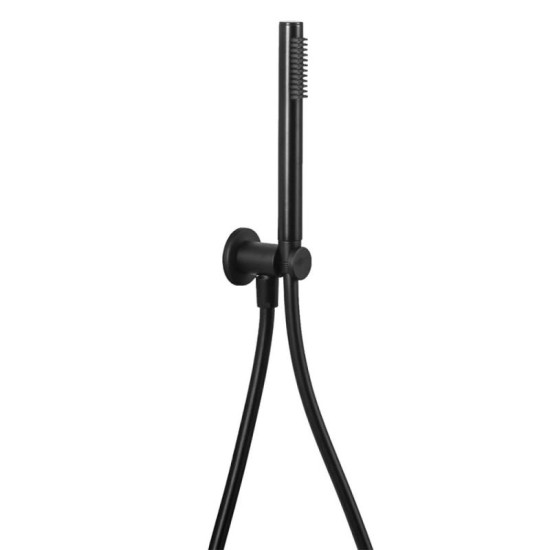 Душова система прихованого монтажу Paffoni чорний (KIT LIG019NO B)