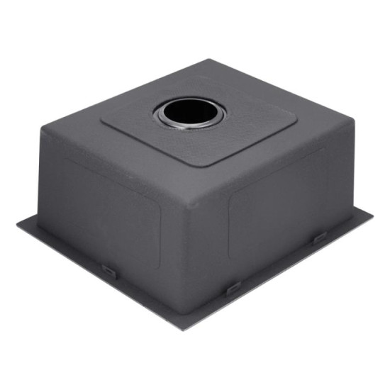Кухонна мийка Kroner KRP Schwarze 4545HM PVD (3.0/1.0 мм)