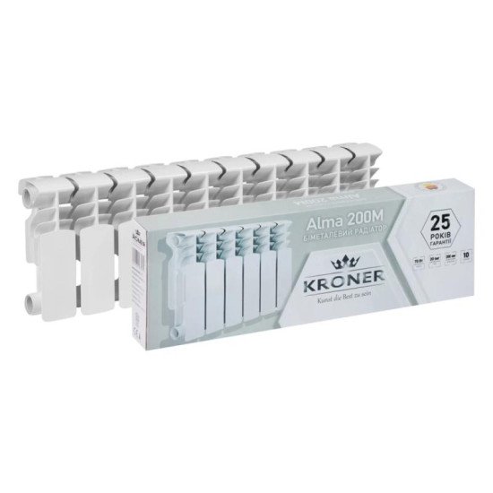 Секції біметалевого радіатора Kroner Alma 200М 200х80х96 мм