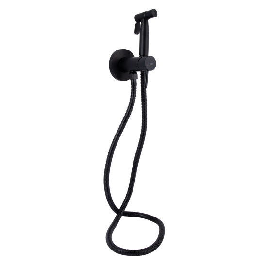 Гігієнічний душ із змішувачем Lidz Aria 111 Black LDARI111BLA46107 округлий