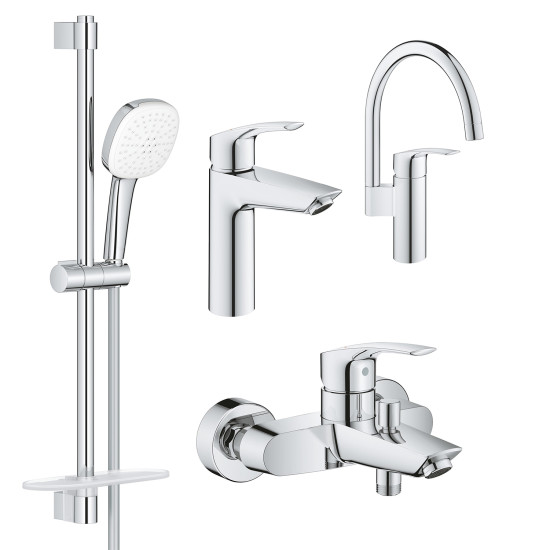 Набор смесителей Grohe Eurosmart 4в1 UA123248M3