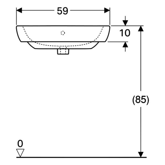 Раковина Geberit Selnova 501.050.00.5
