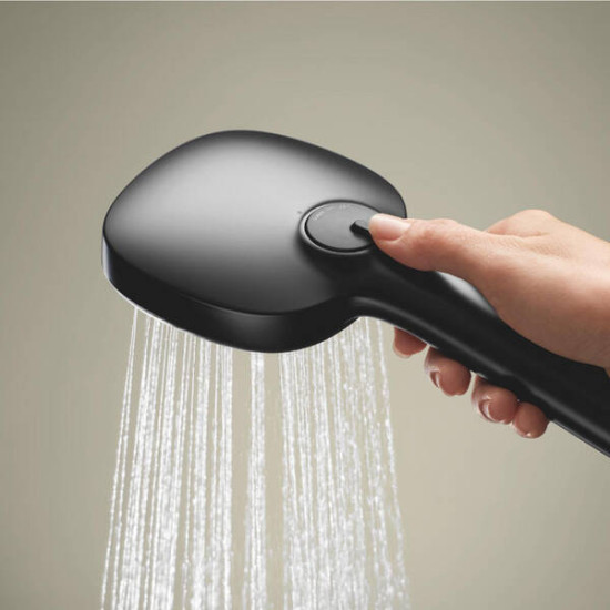 Смеситель для ванны Grohe Cubeo черный матовый (1018142430)