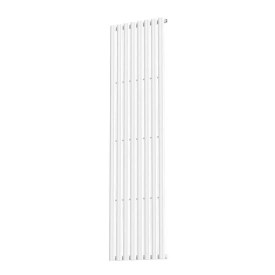 Вертикальний радіатор NAVIN Ellipse 480x1800-8, anticor, білий 02-145032-4818