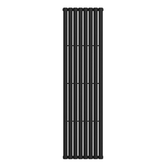 Вертикальний радіатор NAVIN Ellipse 480x1800-8, anticor, чорний муар 02-245032-4818