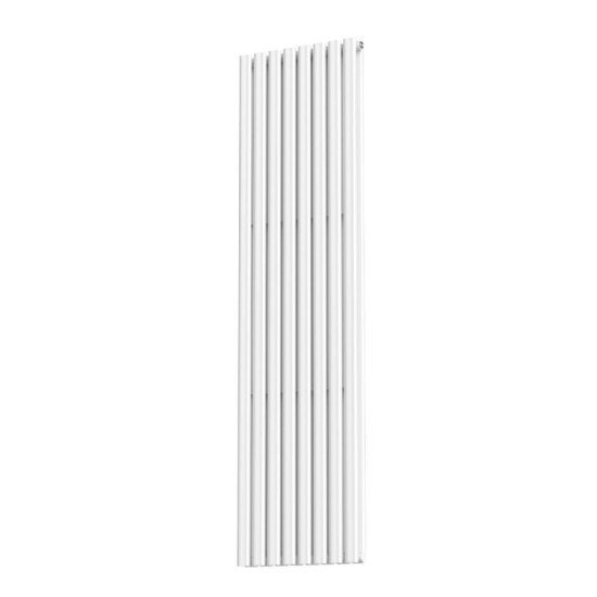 Вертикальный радиатор NAVIN Ellipse double 480x1800-8, anticor, белый 02-145033-4818