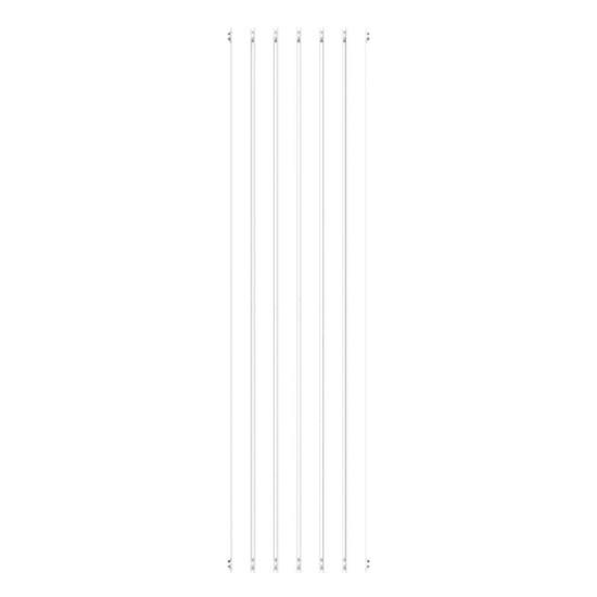 Вертикальный радиатор NAVIN Largo double 456x1800-6, anticor, белый 02-144063-4518