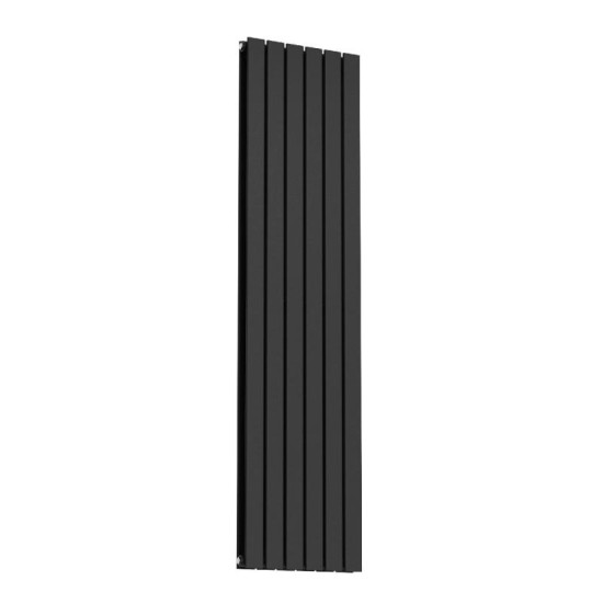 Вертикальний радіатор NAVIN Largo double 456x1800-6, anticor, чорний муар 02-244063-4518