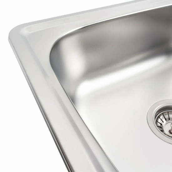 Кухонна мийка Valeso Сатин 7642 (0,8/180 мм)