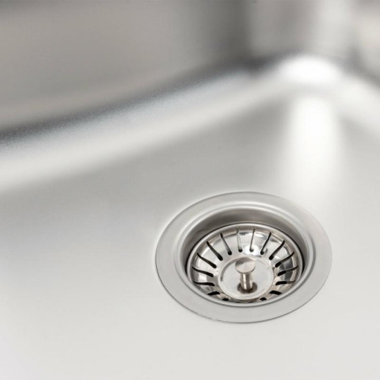 Кухонна мийка Valeso Сатин 7642 (0,8/180 мм)