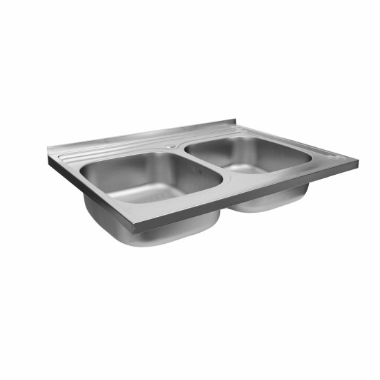 Кухонна мийка Valeso Сатин 8060D (0,7/180 мм)