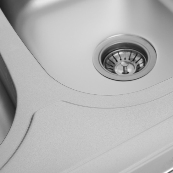 Кухонна мийка Valeso Сатин 8060D (0,7/180 мм)