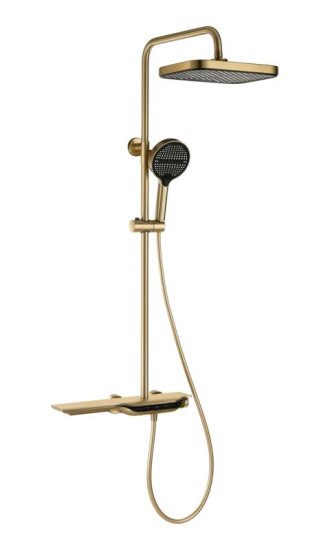 Душевая система Mixxus Premium SPACE-009-J Brushed gold (MI6541)