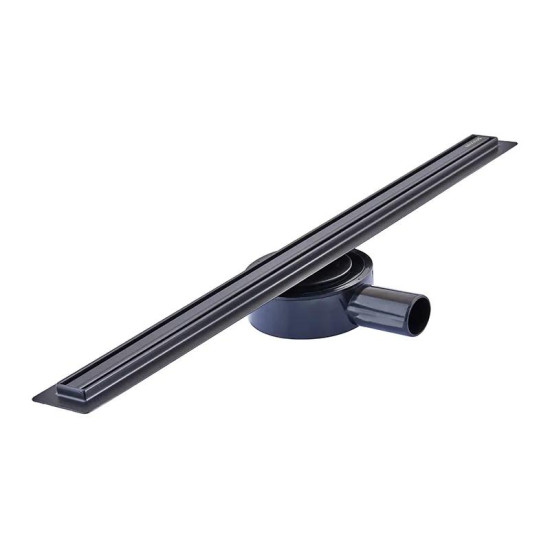 Лінійний трап Mixxus Drain-05-60-Slim Black (30x600 мм) (Чорний) (MI6169)