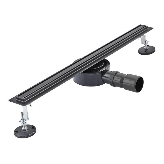 Лінійний трап Mixxus Drain-05-60-Slim Black (30x600 мм) (Чорний) (MI6169)