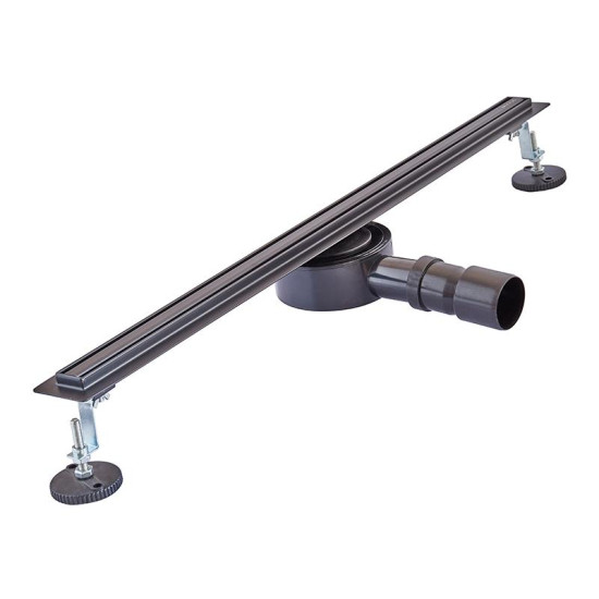 Линейный трап Mixxus Drain-05-70-Slim Black (30x700 мм) (Черный) (MI6170)