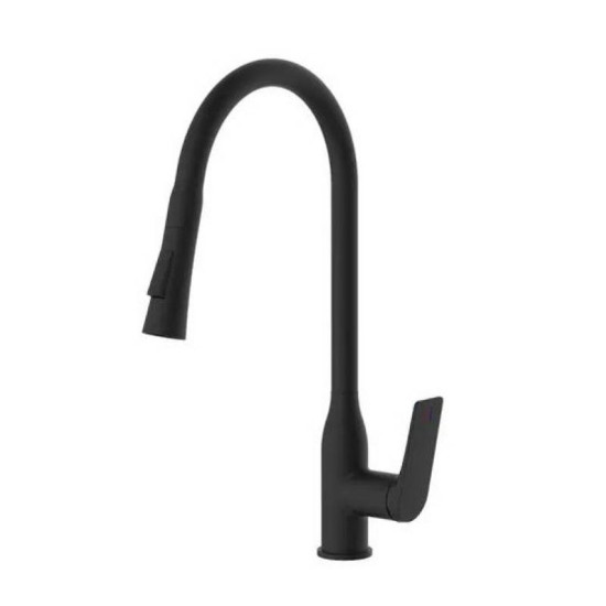 Кухонный смеситель Mixxus Premium DERBY 014 (NUT) BLACK (MI6605)