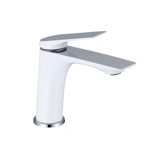 Смеситель для раковины Mixxus Premium DERBY 001 (NUT) WHITE-CHROME (MI6613)