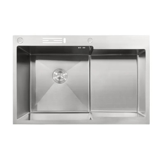 Кухонная мойка Mixxus MH7849L-HK Nano-Silver (MX1935)