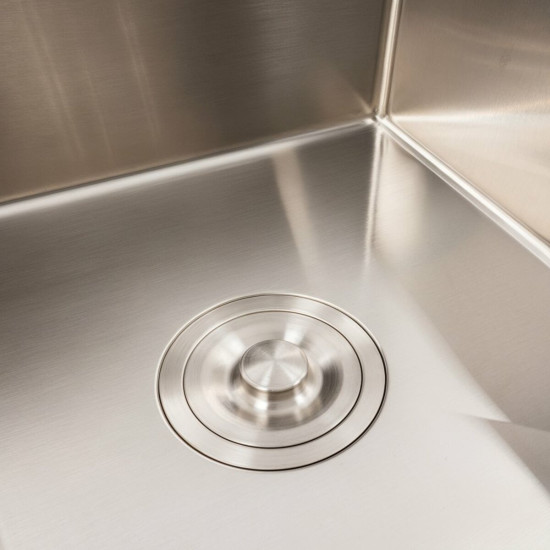 Кухонная мойка Valeso Handmade CM 65x50 L (круглый сифон 3,0/0,8)