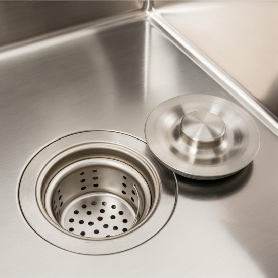 Кухонна мийка Valeso Handmade CM 65x50 R (круглий сифон 3,0/0,8)