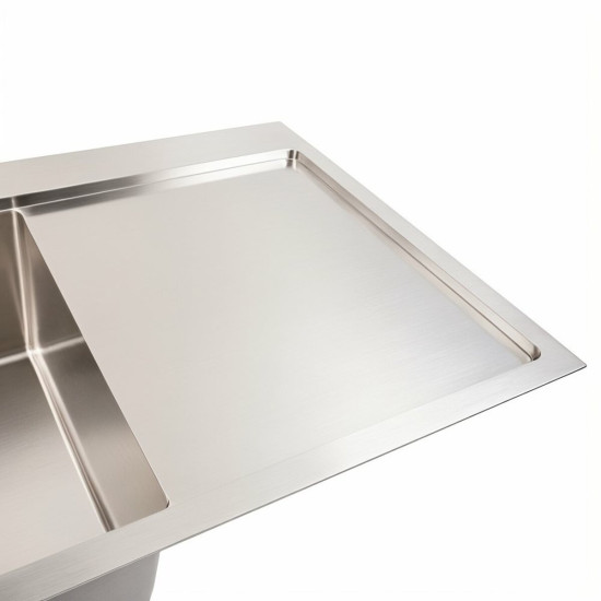 Кухонна мийка Valeso Handmade CM 78x50 L (круглий сифон 3,0/0,8)