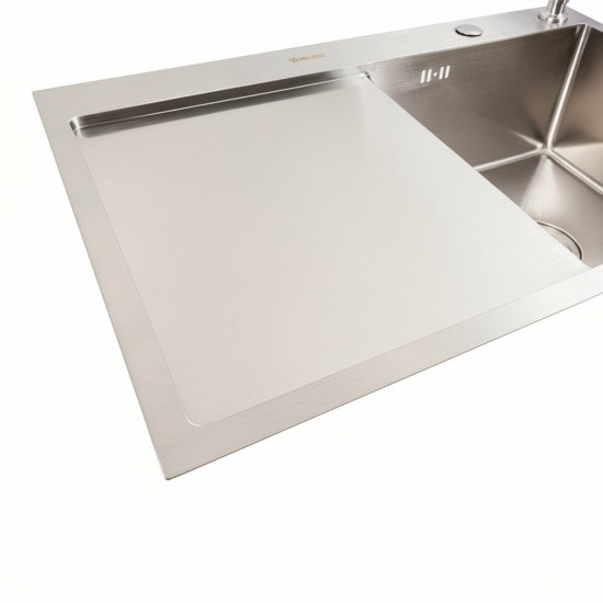 Кухонна мийка Valeso Handmade CM 78x50 R (круглий сифон 3,0/0,8)