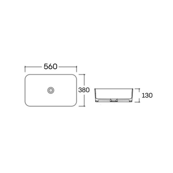 Раковина Qtap Virgo N WHITE QT18116308W