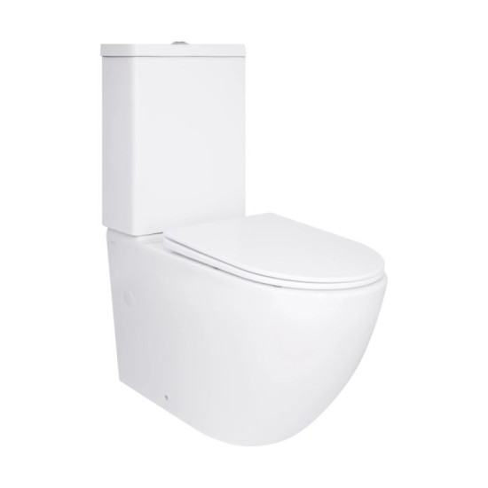 Унитаз-компакт Qtap Jay Ultra Quiet с сидением Soft-close 640x360x835 мм QT07222175TW White