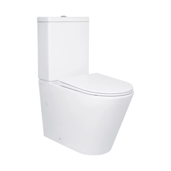 Унітаз-компакт Qtap Swan Ultra Quiet із сидінням Soft-close 640x360x835 мм QT16222182TW White