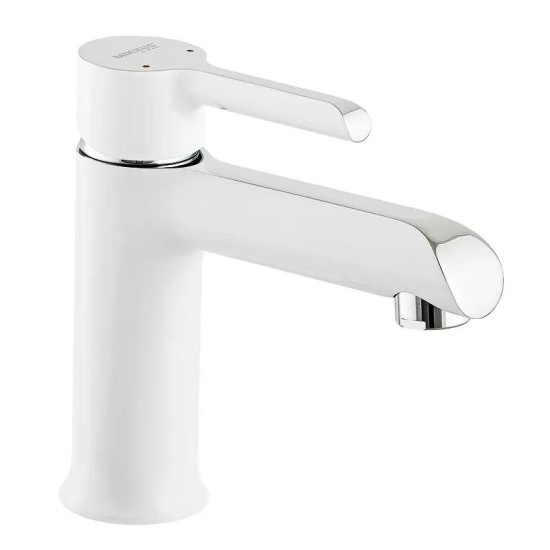 Змішувач для раковини Mixxus PREMIUM EDEM 001 (WHITE) (MI5843)