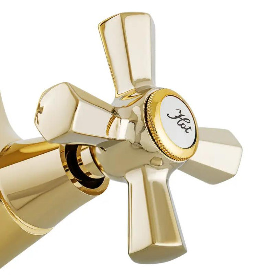 Змішувач для раковини Mixxus PREMIUM RETRO GOLD-161 (MI5848)