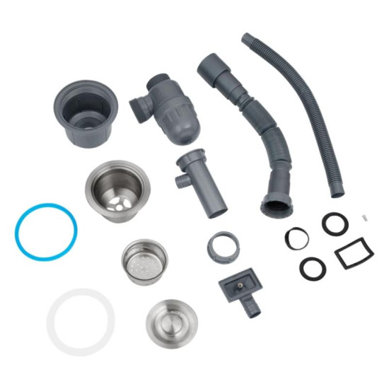 Кухонная мойка Kroner KRP Schwarze - SET7545NG PVD (3.0/0.8 мм)