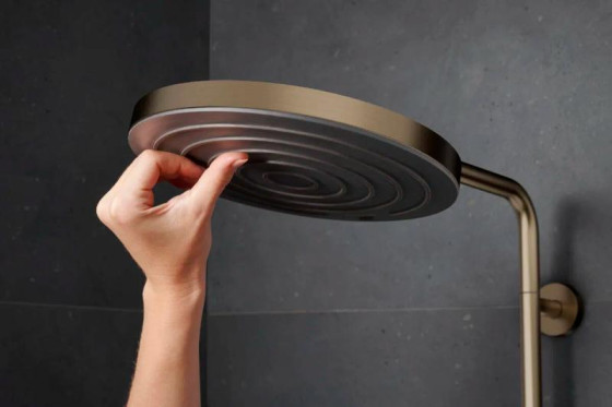 Душова система Hansgrohe PULSIFY S PURO Showerpipe 260 24222140 шліфована бронза