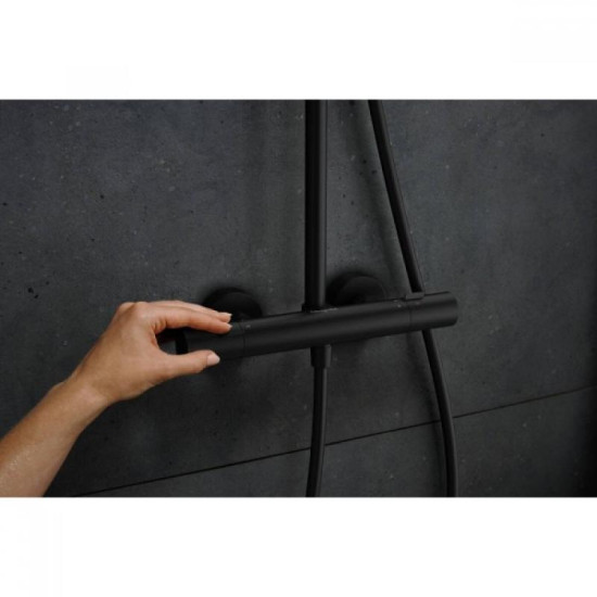 Душова система Hansgrohe PULSIFY S PURO Showerpipe 260 24222670 чорний матовий