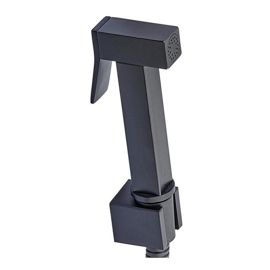 Гігієнічний душ із змішувачем Haiba Kubus 002 (Inner) Black (HB3952)