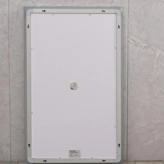 Дзеркало Mixxus HARD MR06-50x80-CASE із LED Touch, Anti-fog, димером, рег. яскравості, годинником (MI6657)