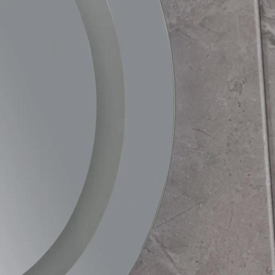 Дзеркало Mixxus PLAIN MC02-60-CASE із LED Touch, Anti-fog, димером, рег. яскравості, годинником (MI6661)