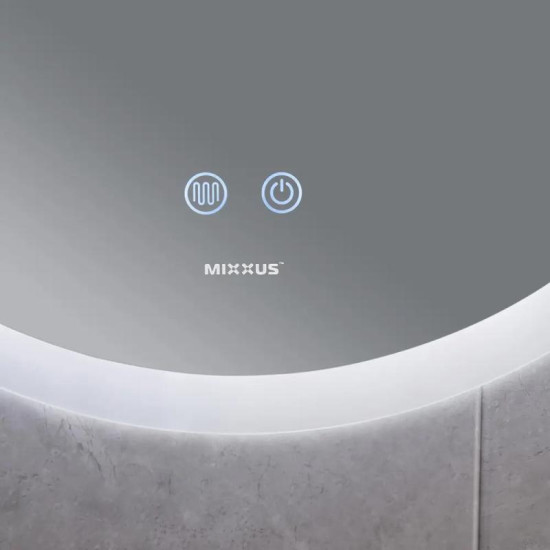 Зеркало Mixxus PLAIN MC11-60 с LED Touch, Anti-fog, димером, рег. яркости (MI6663)