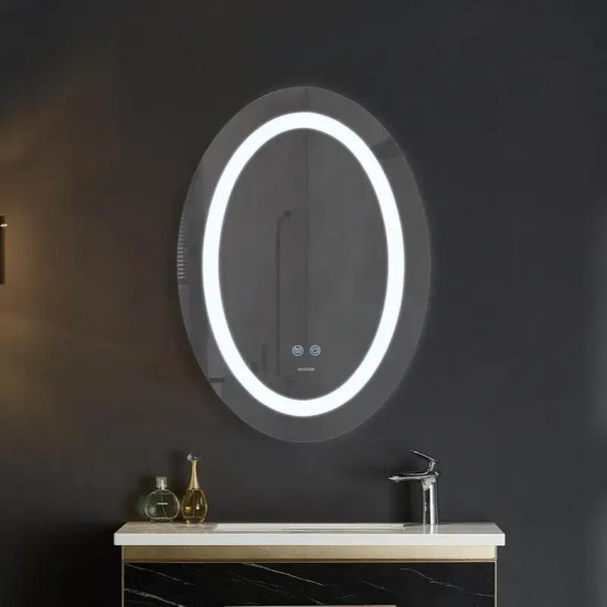 Дзеркало Mixxus PLAIN MV03-50x70 с LED Touch, Anti-fog, димером, рег. яскравості (MI6664)